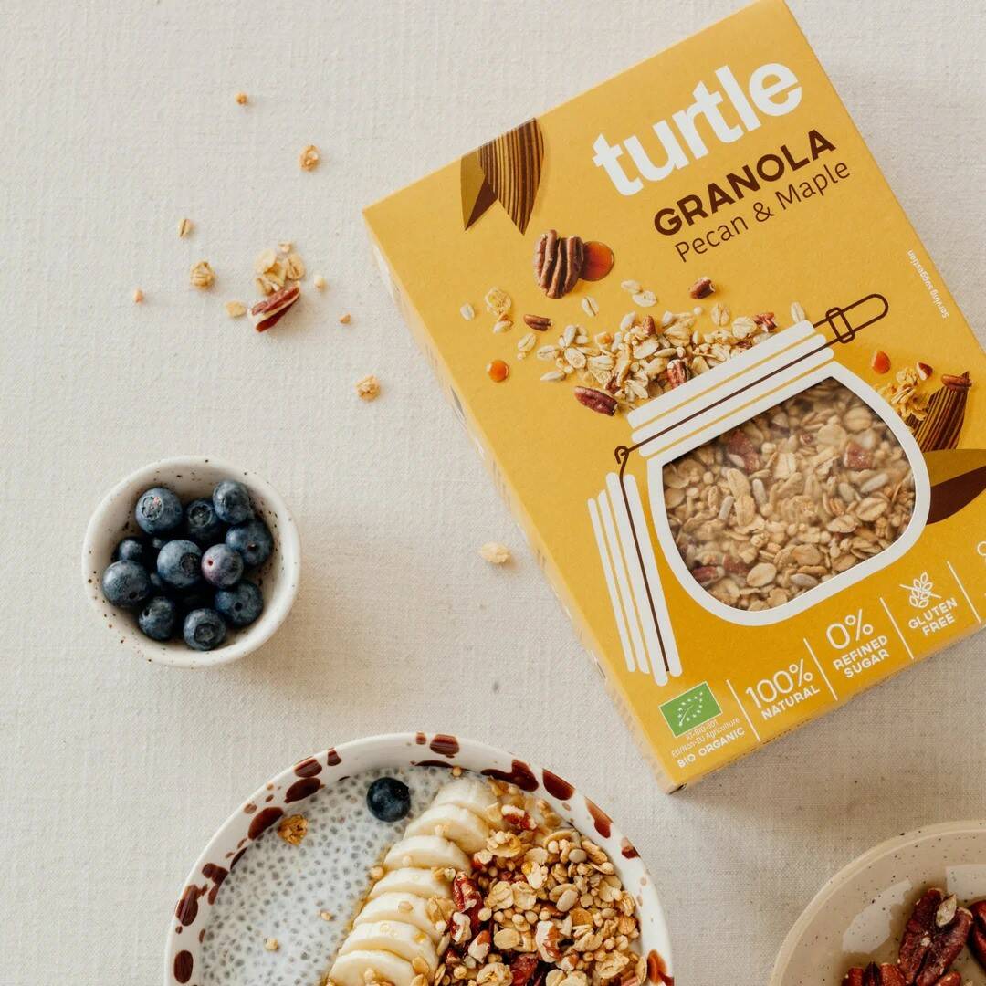 Granola s pekanovými ořechy a javorovým sirupem - bez lepku - Turtle